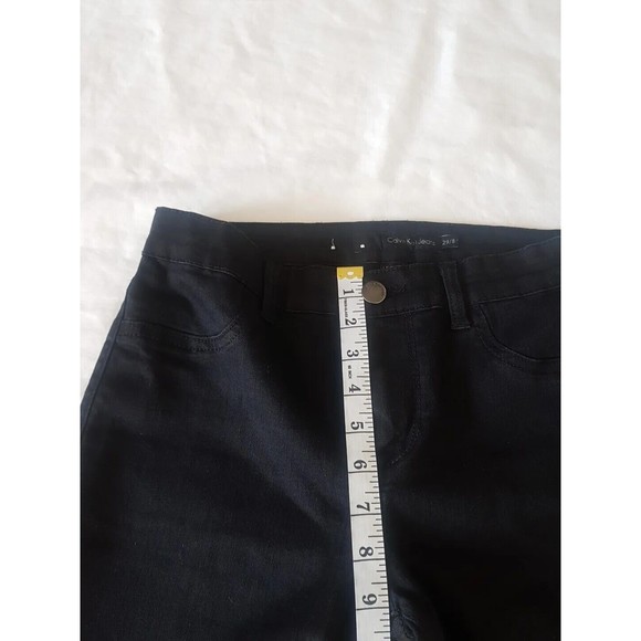 Calvin Klein Jeans Womens Pants Size 29 Size 8 Black Leggings Stretch Mid Rise - Picture 10 of 14